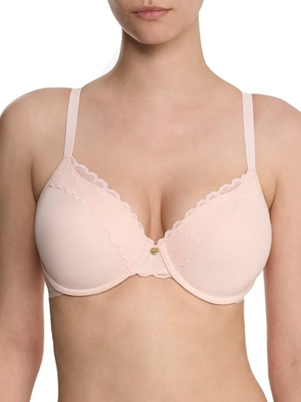Natori Refined Contour Underwire Bra in Tulle Pale Pink, 32DDD